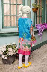 SUMMER'22 WATERCOLOR PURPLE 1PC STITCH KURTI