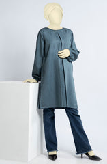 WINTER'22 TRICON BLACK 1PC STITCH KURTI