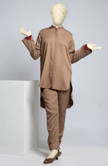 WINTER'22 TAN BOWN 2PC STITCHED SUIT