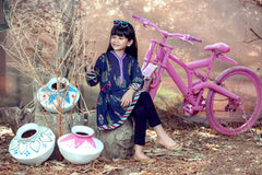BAGHEECHA GIRLS 2PC STITCHED SUIT