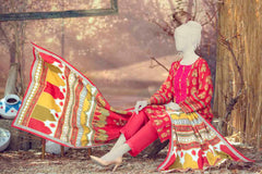 ISFAHAN EMBROIDERED STITCHED 3PC SUIT
