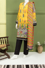 PRINTED V-NECK 3PC SUIT (7006557339822)