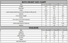 FESTIVE'23 INFANT PRINTED KAMEEZ SHALWAR GREEN