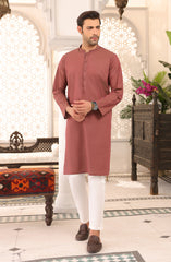 PRE WINTER'22 MEN KURTA CASUAL MAROON