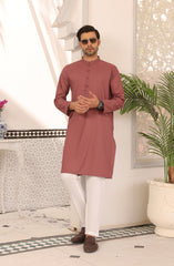 PRE WINTER'22 MEN KURTA CASUAL ROSE PINK