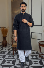 MEN KURTA FORMAL BLACK