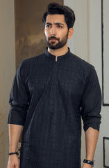 MEN KURTA FORMAL BLACK