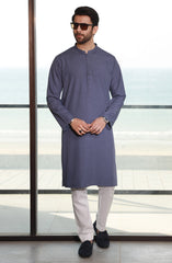 SUMMER'23 MEN KURTA CASUAL BLUE