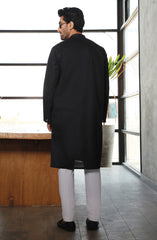 SUMMER'23 MEN KURTA CASUAL BLACK