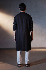 SUMMER'23 MEN KURTA CASUAL BLACK