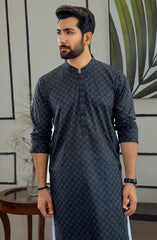 MEN KURTA CASUAL BLACK