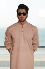 SUMMER'23 MEN KURTA BASIC KHAKI