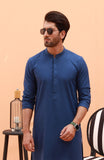 FESTIVE'23 MEN KURTA SEMI FORMAL INK BLUE