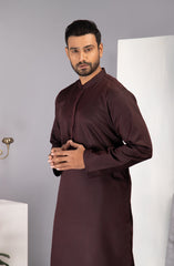 MEN KURTA PLAIN MAROON