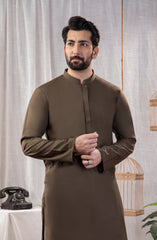 MEN KURTA PLAIN OLIVE