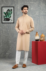 WINTER'22 MEN KURTA CASUAL BEIGE