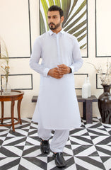 MEN KAMEEZ SHALWAR PLAIN WHITE