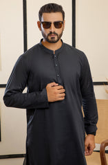 MEN KAMEEZ SHALWAR PLAIN BLACK