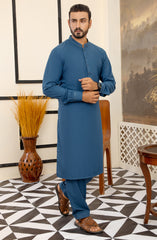 MEN KAMEEZ SHALWAR CASUAL BLUE