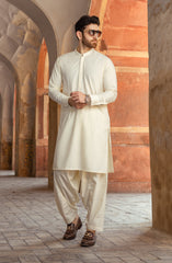 MEN KAMEEZ SHALWAR CREAM