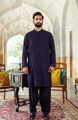 MEN FORMAL KAMEEZ SHALWAR BLUE