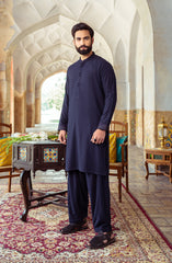 MEN FORMAL KAMEEZ SHALWAR BLUE