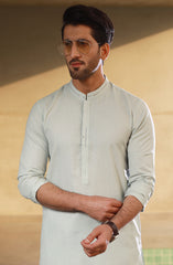 SUMMER'23 MEN KAMEEZ SHALWAR CASUAL MINT GREEN