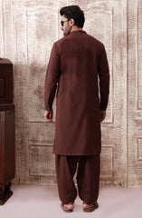 WINTER'22 MEN KAMEEZ SHALWAR SEMI FORMAL MAROON