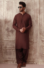 WINTER'22 MEN KAMEEZ SHALWAR SEMI FORMAL MAROON