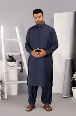 MEN KAMEEZ SHALWAR CASUAL NAVY BLUE