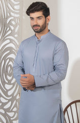 MEN KAMEEZ SHALWAR PLAIN BLUE (6848750715054)