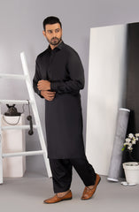 MEN KAMEEZ SHALWAR CASUAL BLACK