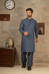 MEN KAMEEZ SHALWAR BLUE