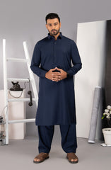 MEN KAMEEZ SHALWAR CASUAL NAVY BLUE