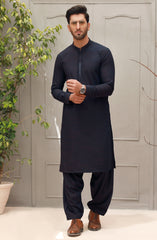 WINTER'22 MEN KAMEEZ SHALWAR SEMI FORMAL DARK BLUE