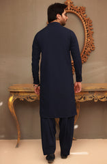 WINTER'22 MEN KAMEEZ SHALWAR CASUAL NAVY BLUE