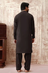 WINTER'22 MEN KAMEEZ SHALWAR SEMI FORMAL CHOCOLATE