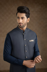 FESTIVE'23 FORMAL PLAIN WAISTCOAT CHARCOAL GREY