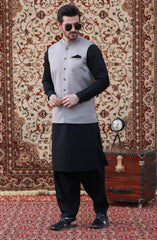 FESTIVE'23 FORMAL PLAIN WAISTCOAT BROWN