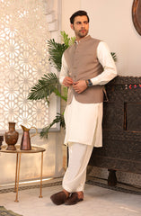 EID FESTIVE'22 FORMAL PLAIN WAISTCOAT GREY