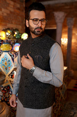 SEMI FORMAL WAISTCOAT BLACK