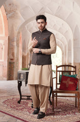 FESTIVE'22 FORMAL STYLING WAISTCOAT BLACK