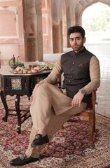 FESTIVE'22 FORMAL STYLING WAISTCOAT BLACK