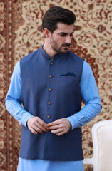 ROYAL BLUE FORMAL WAISTCOAT