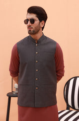 FESTIVE'23 FORMAL PLAIN WAISTCOAT MULTI