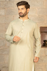 MEN KURTA PLAIN SEA GREEN (6715422245038)