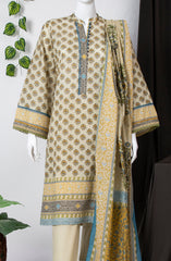 BAHARA 3PC SUIT STITCHED