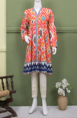 TRADITIONAL IKAT LAWN PRINTED 1PC STITCH KURTI (6661323063470)