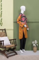 RUSSIAN FLORAL 1PC STITCHED KURTI