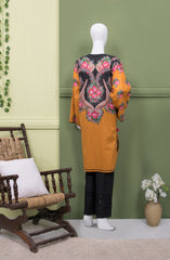 RUSSIAN FLORAL 1PC STITCHED KURTI